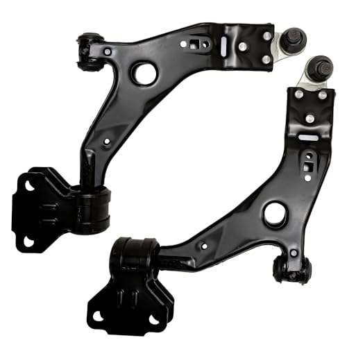 Image of Detroit Axle - 10pc Front End Suspension Kit for 2013 Ford Escape, Lower Control Arms w /Ball Joint Struts & Coil Spring Sway Bars Tie Rods Replacement Quick Install Ready Struts Shocks Assembly