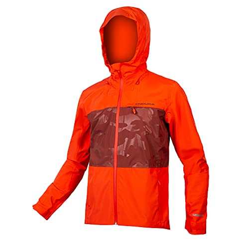 Endura Herren Singletrack Mountain Cycling Jacket Jacke, Paprika, X-Large