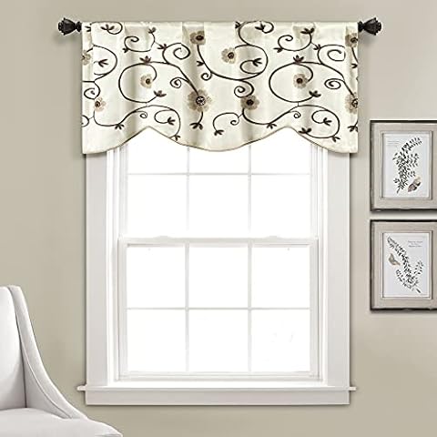 Lush Decor Royal Garden Window Valance Cover