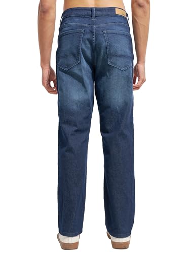 Image of Highlander Men's Straight Relaxed Fit Jeans | Stretchable | Everyday Comfort & Style| Jeans for Man|Premium Cotton Blend
