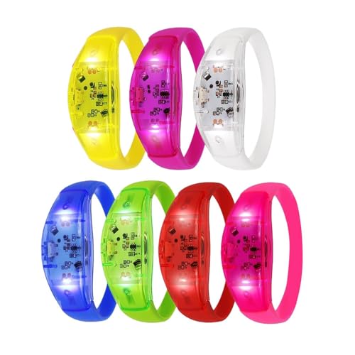 Pulseras iluminadas para adultos y niños seguridad en conciertos