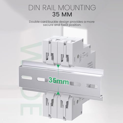 Din Rail Voltmeter Digital AC Voltmeter Intelligent LCD 1 Phase 60-450V Din Rail Voltmeter Simple And Clear Operation Interface Design Can Achieve Functions Relevant - Image 4