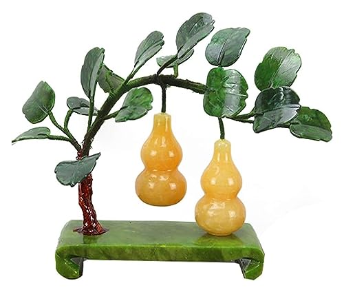 Decoración de calabaza de topacio natural RLKHXBS tallada a mano para salón lujoso