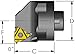 Ultra-Dex MH32 LSEL3-CFT Chatter-Free Standard Modular Boring Head, 2.400" Minimum Bore to Hold 3IL Laydown, Left Hand, Coolant Thru Anti-Vibe, 2.000" x 1.625"