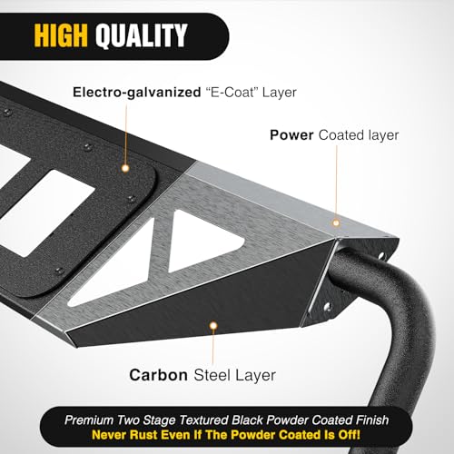 Image of Nilight Windshield Frame Cover for 2018-2026 JL JLU & JT | with light Roof Sun Visor Cowl Body Armor for Jeep Wrangler JL JLU & Gladiator JT (Excluding JL 4xe & JT Mojave)