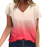 Tunika Damen Langarm Herbst Weiss Sexy Rotes Oberteil Leaves Hoodie Sweatshirts Damen Damen Pullover Tops Freizeitkleidung Blusen Tuniken Langarmshirts T-Shirts Tops