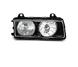 Right Headlight Compatible With BMW 3 Series E36 1994 1995 1996 1997 1998 VP1066P Headlamp Passenger Side Headlights Headlight Assembly Projector Front Car Light Lamp Black LHD