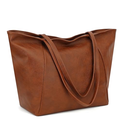 Bolso Tote grande para mujer con cremallera miniatura 3