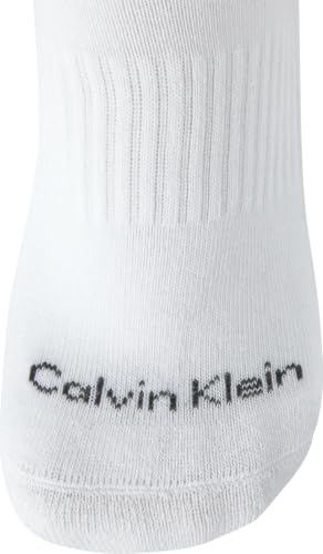 Image of Calvin Klein Womens Ruffle Quarter Socks 6 Pack Calf Socks, Shoe Size 4-10 | Soft Stretch Knit, Ribbed Cuff Secure Fit, Cotton Blend Plush Comfort, Breathable, Machine Washable