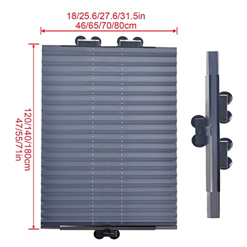 Pare-soleil rétractable pour balcon et bureau idéal contre le vis-à-vis - 3