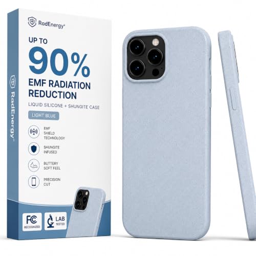 Funda de silicona líquida antirradiación iPhone 13 Mini carcasa ligera EMF