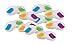 Jokari 20 Count "Crazy But It Works" Snap and Sip Soda Can Caps, Multicolor