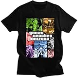 Great Tavher Onizuka - Camiseta de manga Eikichi de algodón para hombre, color negro, Negro, XXL