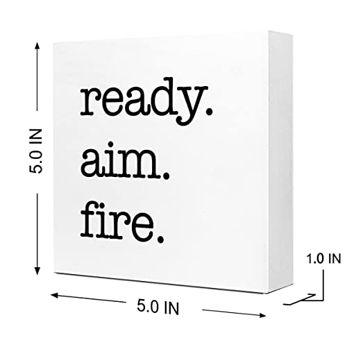 Ready-Aim-Fire-Wooden-Block-Sign-Desk-DecorFunny-Bathroom-Quotes-Wood-Plaque-Sign-Desk-Decorations-for-Farmhouse-Home-Office-Toilet-Restroom-Bathroom-Wash-Laundry-Shelf-Table-Decor Ready Aim Fire Wooden Block Sign Desk DecorFunny Bathroom Quotes Wood Plaque Sign Desk Decorations for Farmhouse Home Office Toilet Restroom Bathroom Wash Laundry Shelf Table Decor