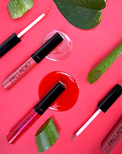 Palladio-Lip-Gloss-Pink-Candy-Non-Sticky-Lip-Gloss-Contains-Vitamin-E-and-Aloe-Offers-Intense-Color-and-Moisturization-Minimizes-Lip-Wrinkles-Softens-Lips-with-Beautiful-Shiny-Finish Palladio Lip Gloss, Pink Candy, Non-Sticky Lip Gloss, Contains Vitamin E and Aloe, Offers Intense Color and Moisturization, Minimizes Lip Wrinkles, Softens Lips with Beautiful Shiny Finish