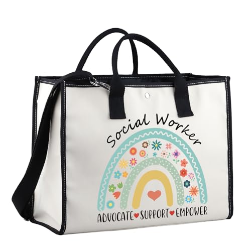 XYANFA Social Worker Tote Bag Social Worker Appreciation Gifts Counselor Msw Graduation Gift Lmsw Tote Bag3