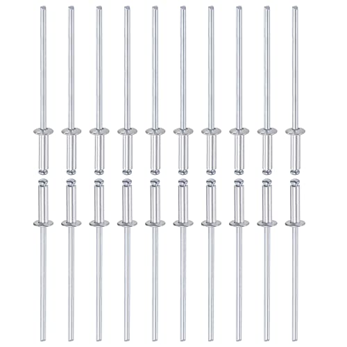 DTGN 2,4mm x 9mm (DxL) Ciegos Remaches - 60 Paquete - Bueno para Maquinaria Unión - Aluminio Abierto Extremo Remache