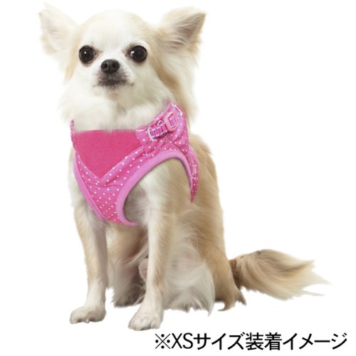 Amazon | ドギーマン ウェアハーネス ドット(ピンク) 超小型犬用