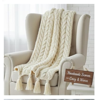 Image of ProKart Premium 4 Ply Woolen Knitting Yarn, White (100g x 2 Pack). Soft Yarn for Knitting, Crochet and Crafts. Ideal for Sweaters, Scarves, Hats, Baby wear and DIY Projects.