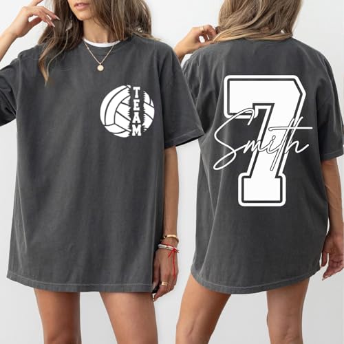 NAZENTI Personalized Baseball Mom Shirt - Custom Softball Number Shirts for Women, Football Dad Shirt, Sport Gift for Dad Mom3