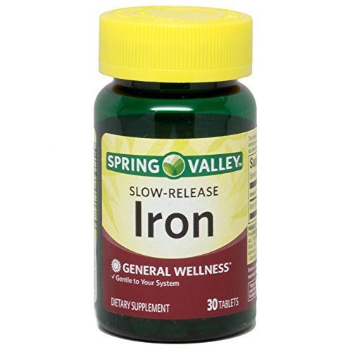 H4U Slow Release Iron 45 mg, 30 Count