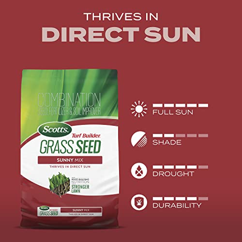 Scotts Turf Builder Grass Seed Sunny Mix, 2.4 lbs. - image 8