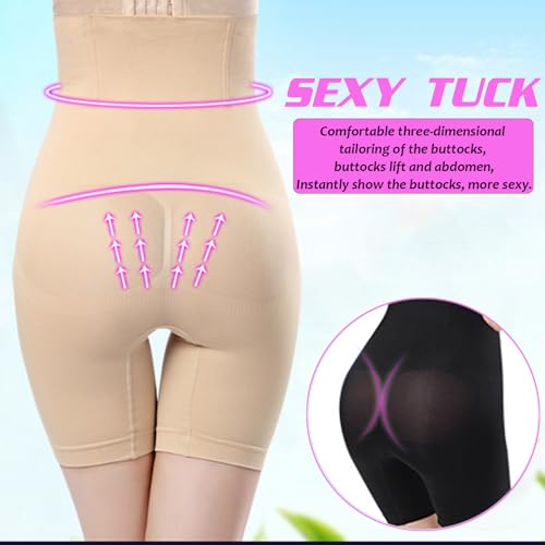 2025 New Comfortable Stretchy Tummy Tuck Hip Lift Pants,Summer High Waist Tummy Pants for Women4