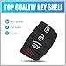 RATCHROLL 4 Button Car Remote Fob Case Cover Insert Rubber Pad Keypad Replacement for Hyundai Replacement Car Parts