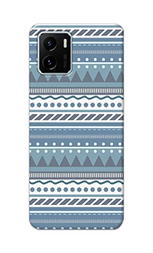 Image of Printed Hard Back Cover Case for Vivo Y01 | Vivo Y01A Back Cover (Seamless Geometric Tribal Pattern) -1803