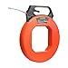VEVOR Fish Tape, Non-Conductive, Easy-to-Use Cable Puller Tool with Optimized Housing and Handle for Flexible Wire Fishing in Walls and Electrical Conduit, 3/16-inch PET Fish Tape