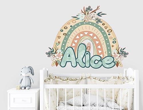 Vinilo decorativo personalizado arco iris bohemio miniatura 2