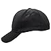 Black Hat 2 Packs Cotton Classic Baseball Cap for Men and Women Adjustable