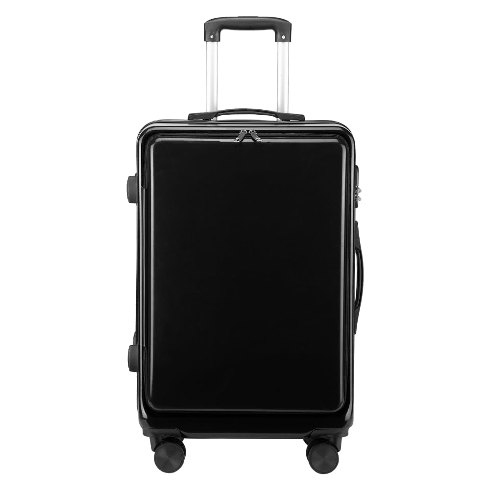 Photo 1 of **NONREFUNDABLE**FOR PARTS OR REPAIR**SEE NOTES**
BOSDEX Convenience And Versatility Suitcase Lightweight Carry-On Luggage with Front Zippered Pocket (black small