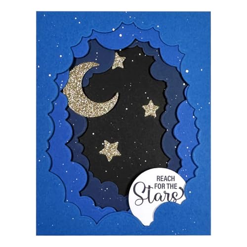 Spellbinders S6-233 Tunnel Clouds Etched Dies from The Tunnel Scapes Collection by Vicky Papaioannou by Spellbinders - Image 3
