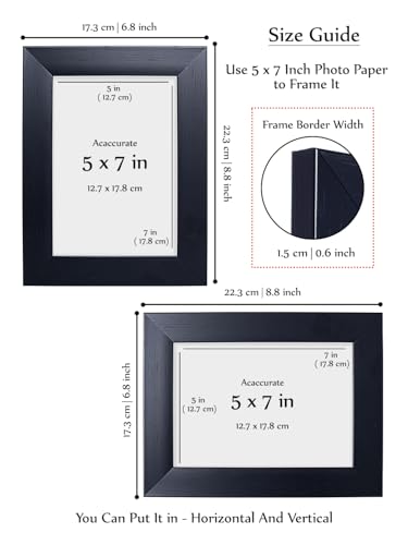 Image of GOLDEN PEACOCK Set of 2 Photo Frames 5x7 Inch Black & Gold