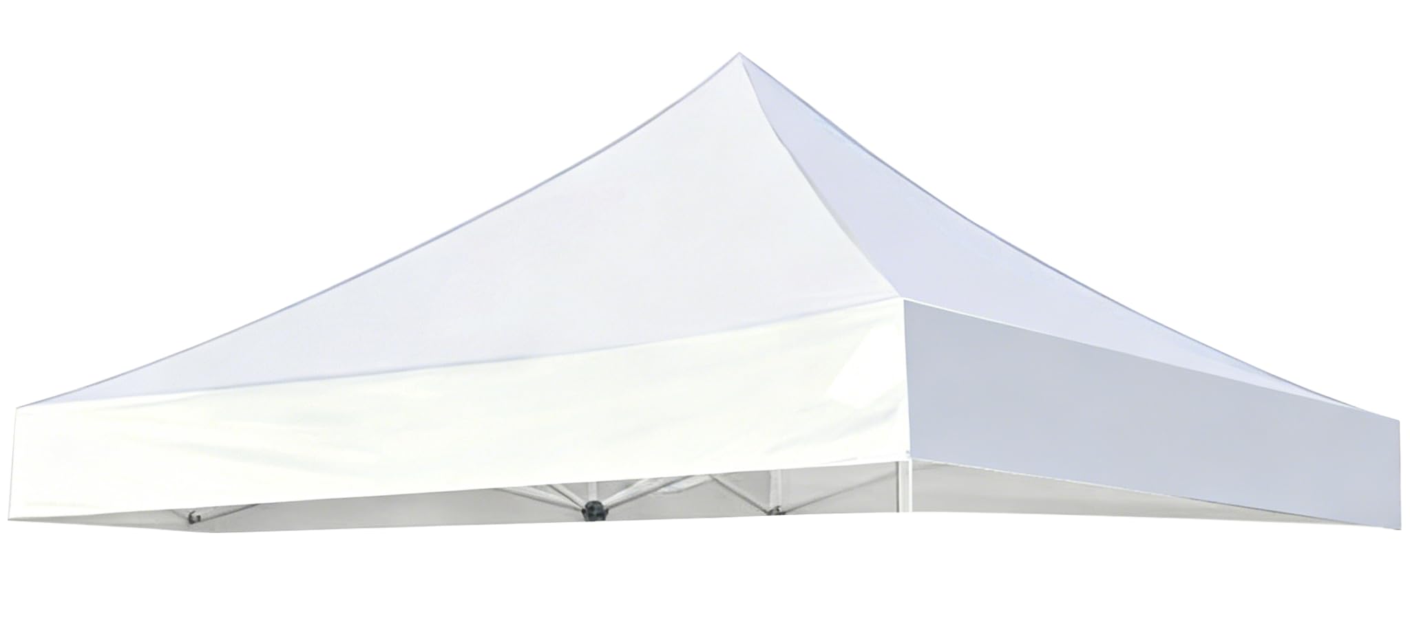 Photo 1 of JANCANOPY White Canopy Replacement Cover Compatible with EZ UP 10' x 10' Commercial Canopy,ES100S,CSF 10WH STL,ES1002F, Encore II, Bonus 4PCS Weight Bags