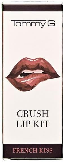 TOMMY G TG CRUSH LIP KIT French Kiss-TG Crush Dudak Kiti Fransız Öpücük