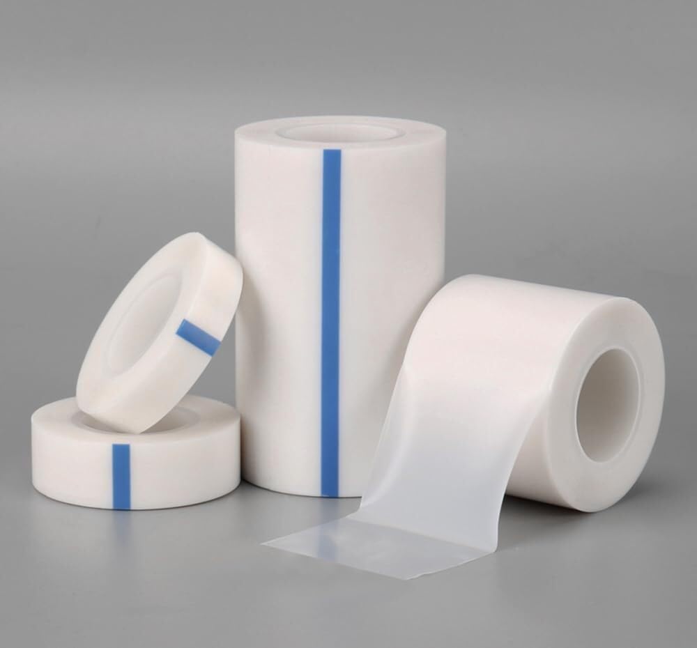 PTFE Folienband Hochtemperatur 10m Rolle Säurebeständig Laugenbeständig Einseitig Klebend Erosionsbeständig(0.25mmx25mm)