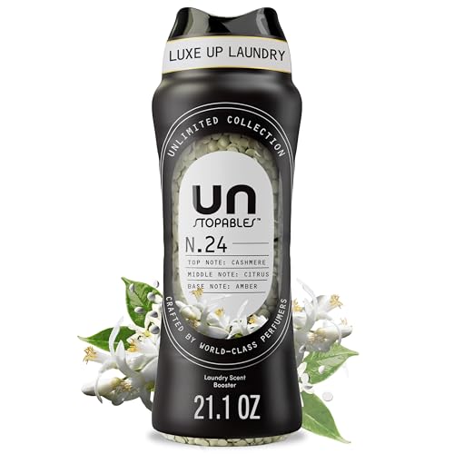 Downy Unstopables Unlimited Collection In-Wash Laundry Scent Booster Beads No. 24 Fine Fragrance Long-Lasting Fresh Scent Beads 21.1 oz