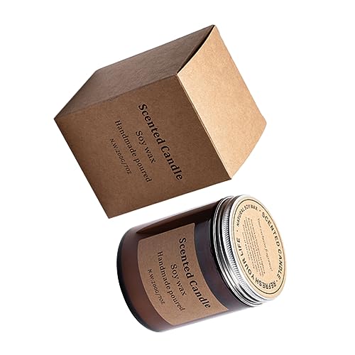 TOVINANNA Velas Perfumadas Vela Grande Velas Veganas Vela Eliminadora De Olores Calentador De Cera Para Cera Perfumada Calabaza Mechas De Vela Mini Vela Cera De Vela Cera De Soja Light Brown