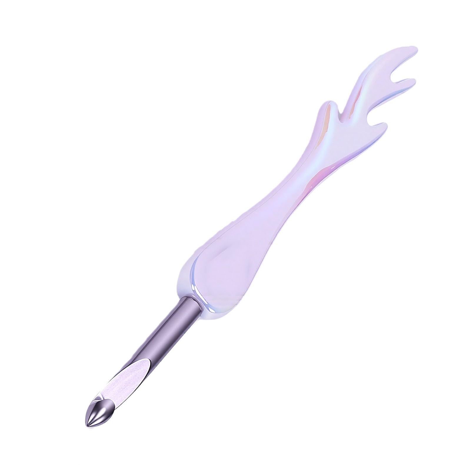 banapoy Set di Uncinetti, 9 Pezzi 2,5-7,0 Mm Punte Scorrevoli Lisce Uncinetti Ergonomici Leggeri, in Alluminio Portatili con, per Principianti Filati per Maglieria Fai-da-te