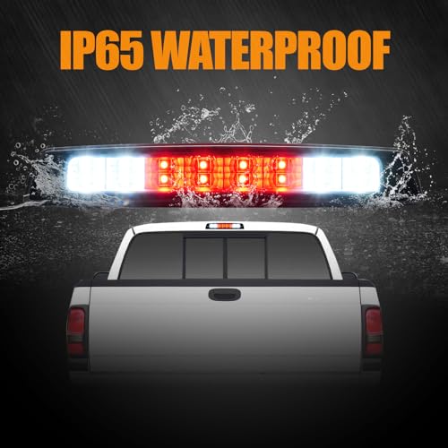 Image of Third 3rd Brake Light LED for 1994-2001 Dodge Ram 1500, High Mount Rear Brake Lights Assembly for 94-02 Ram 2500 3500, Waterproof Center Cab Cargo Lamp Stop Light