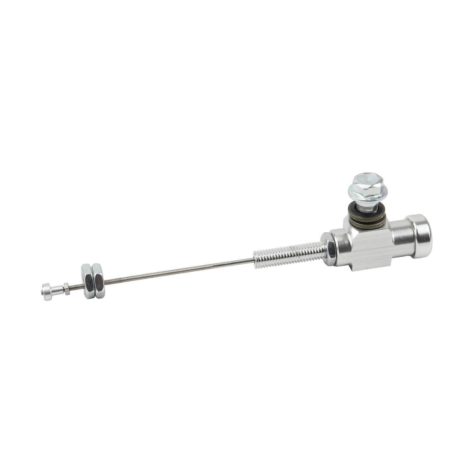 Pmagsyq Silver Forward Brake Pump Brake Pump Universal Motorcycle Hydraulic Clutch Brake Master Cylinder Rod Efficient Transfer Pump Fit For Scooter Moped Dirt Bike(Silver)