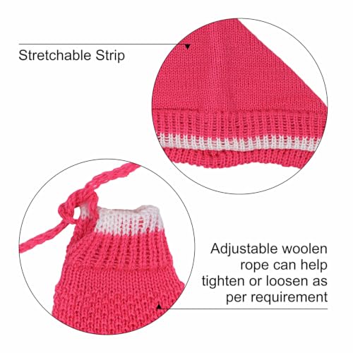 Image of Baby Woolen Sweater for Boys & Girls | Soft Knitted Winter Cardigan | Warm Full Sleeve Winter Wear for Newborn, Infant & Toddler(Rani, 0 to 3 Months) 3 Pcs Set