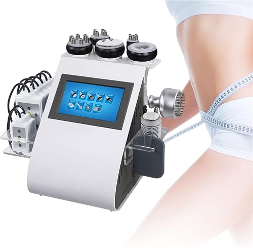 Masajeador de cavitación por radiofrecuencia 9 en 1, dispositivo multifuncional para tratamiento corporal y facial profesional