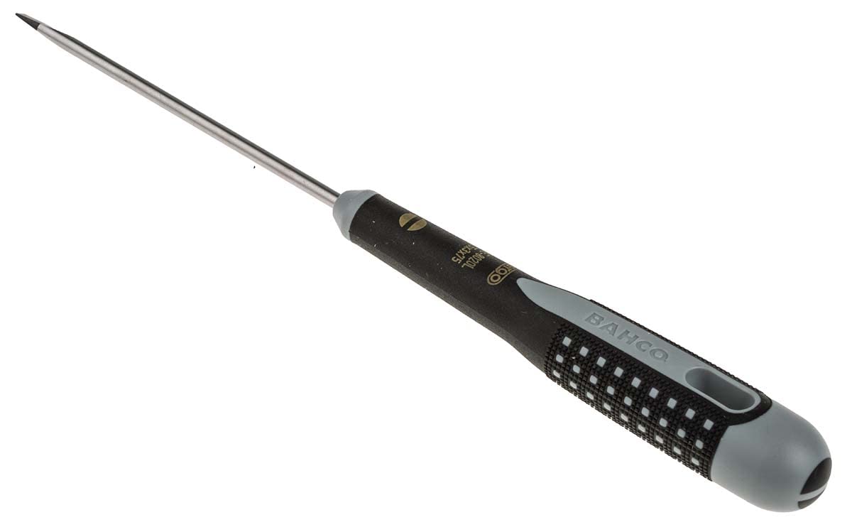 Bahco BE-8020L "Ergo" Screwdriver for Slotted Head Screws, Multi-Colour, 197 mm