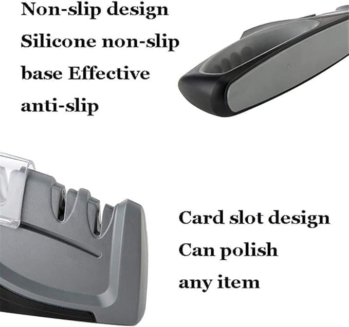 Kitchen Knife Accessories: 4-in-1 Kitchen Knife Accessories，4-Stage Knife Sharpener Helps Repair, Restore, Polish Blades and Cut-Resistant Glove， Kitchen Knife Sharpener