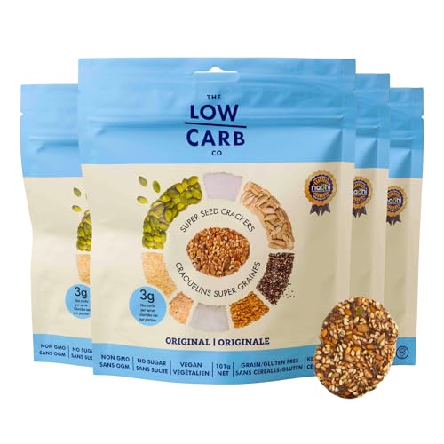 Image of The Low Carb Co High Protein Seed Crackers, Original, 4-Pack