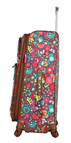 Lily Bloom Luggage Set 4 Piece Suitcase Collection With Spinner Wheels For Woman (Playful Garden) #TOP2