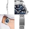 Sekonda King Classic Men's 40mm Quartz Watch in Blue with Analogue Date Display, and Silver Stainless Steel Strap 1640 #2